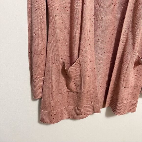 Stitches&Stripes Lillianna Speckled Pink Lightweight Cardigan NWT Small - Picture 3 of 7